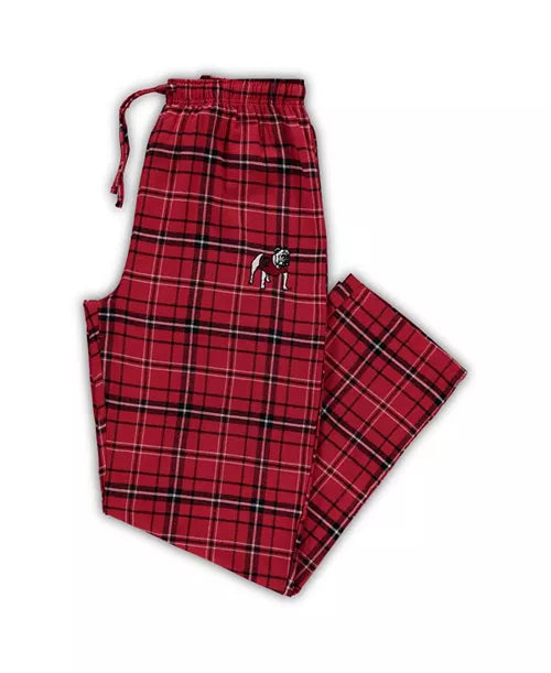 Red flannel men’s sleep lounge pants licensed georgia