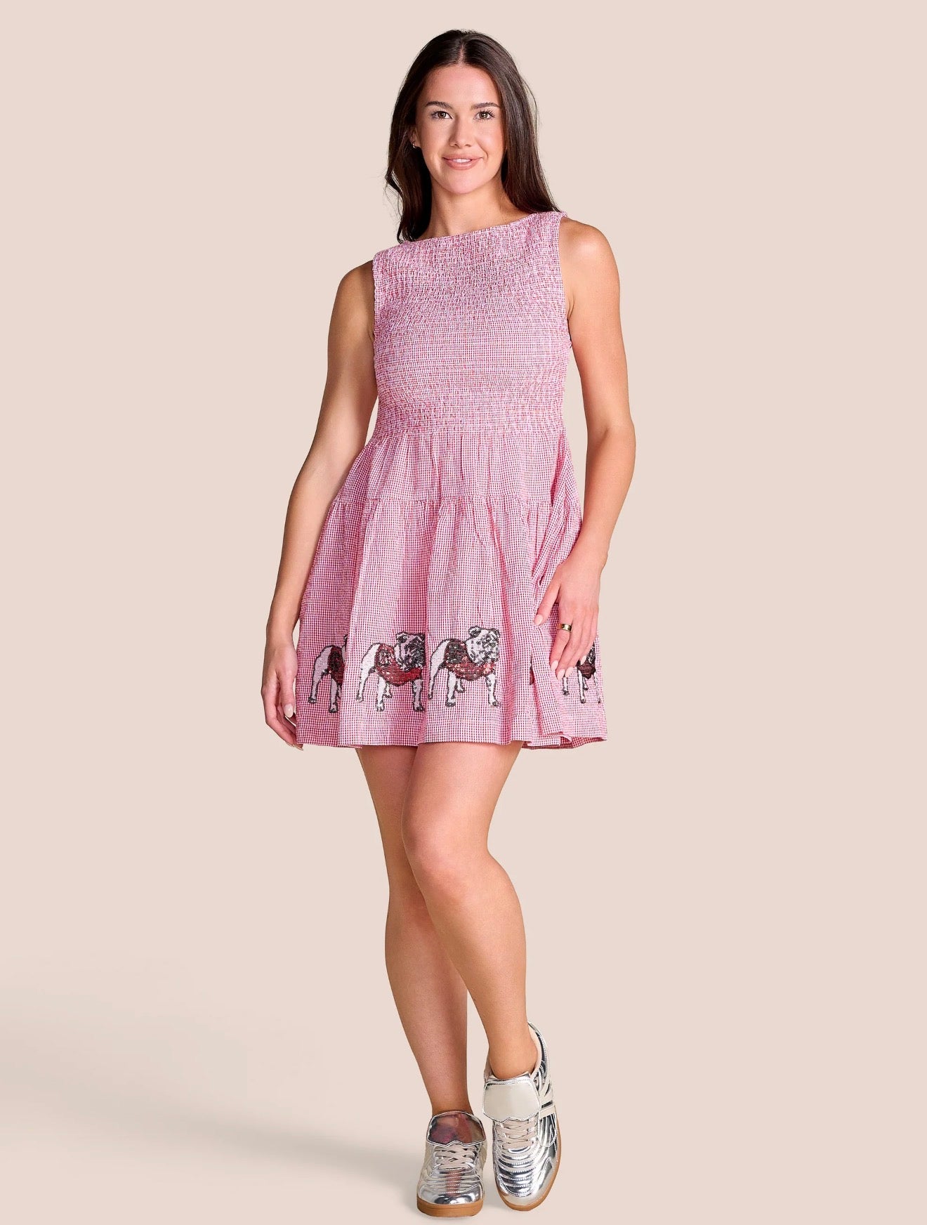 Seersucker dress Georgia licensed up to plus size