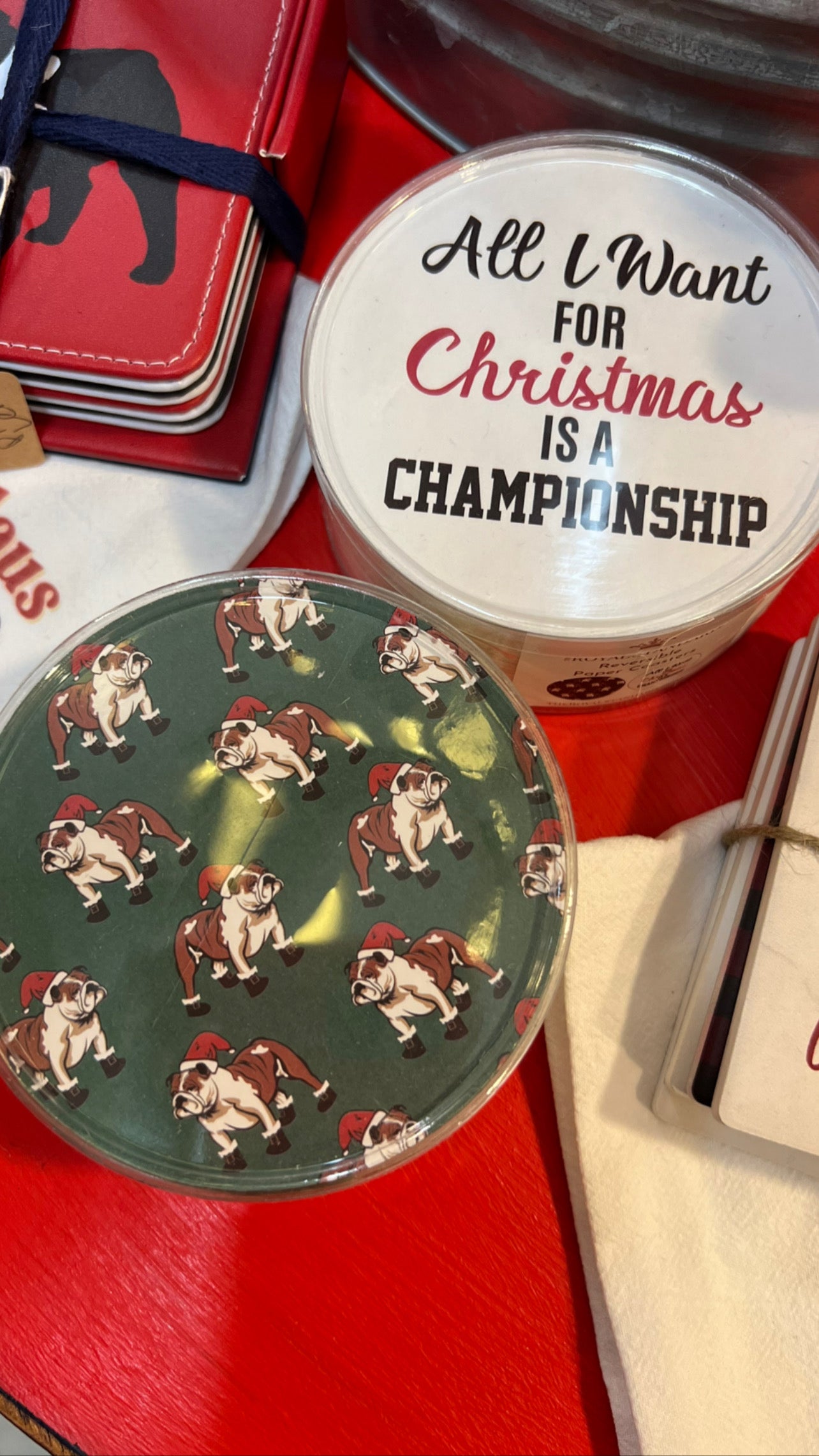 Reversible coasters Christmas