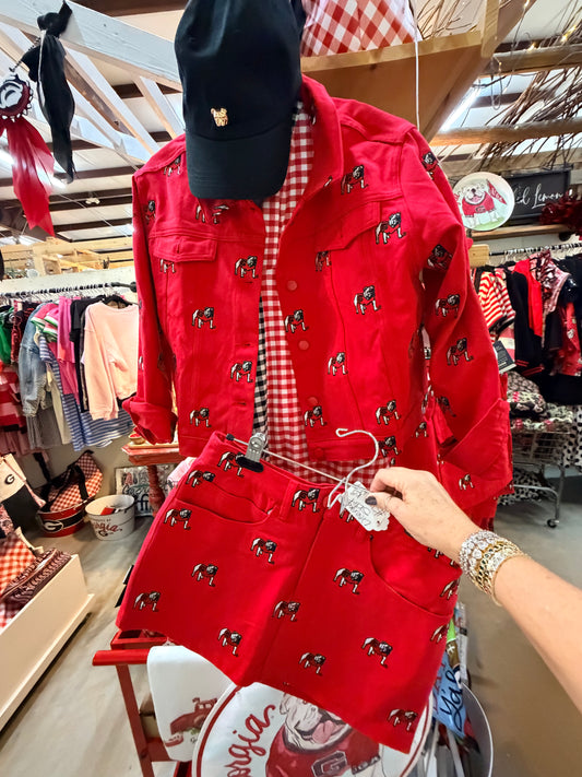 The Tailgate Twill Logo Jacket Georgia