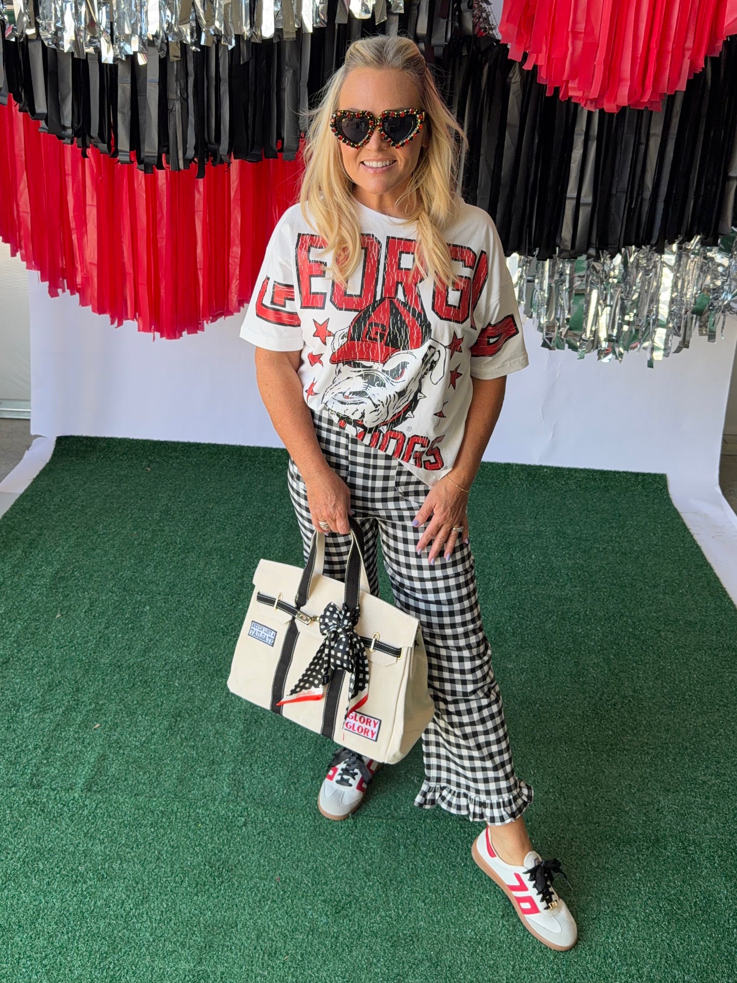 Oversized licensed tee Georgia bullodgs