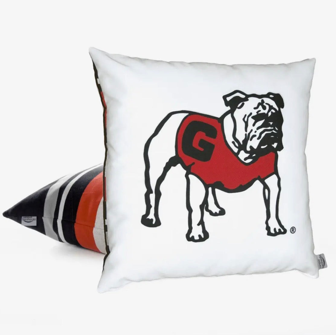 UGA Georgia vintage style pillow cover licensed