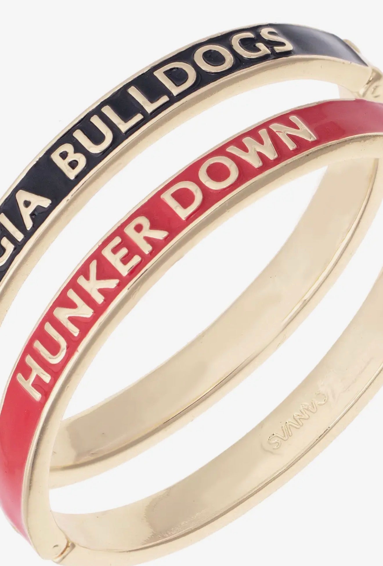 Set of two bangles georgia Bulldog hunker down