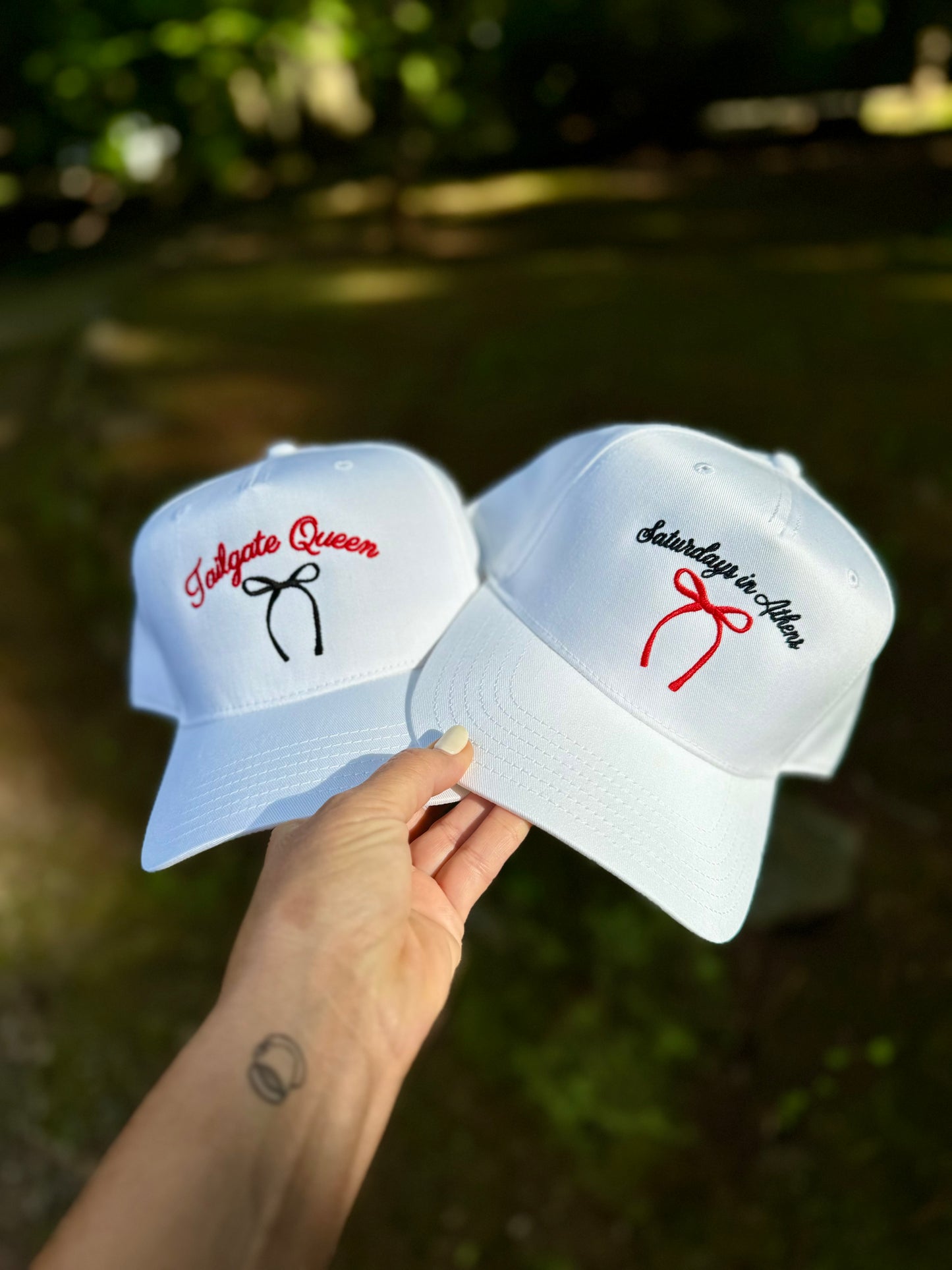 “Tailgate queen”embroidered hat