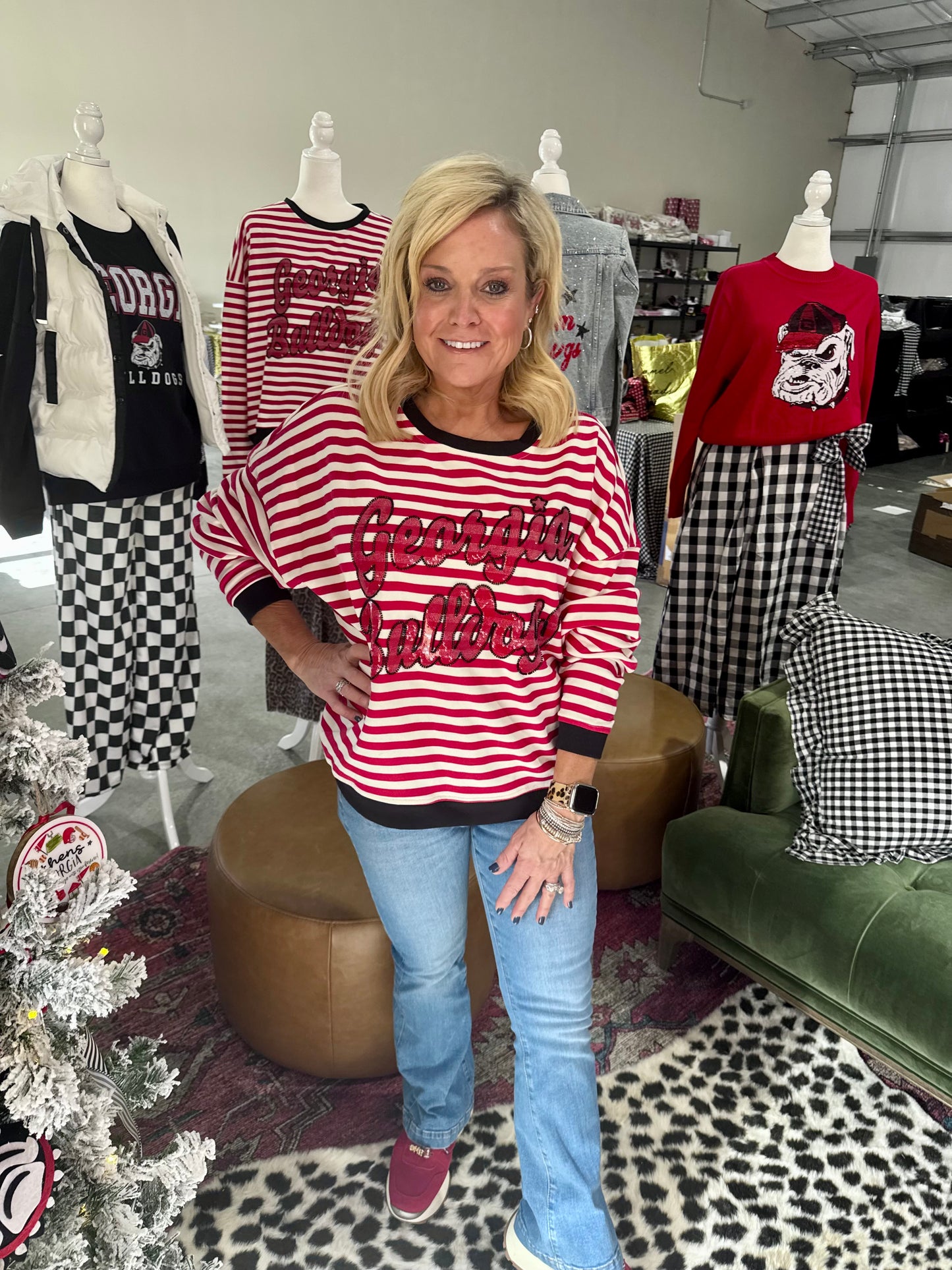 The Georgia stripe pullover licensed