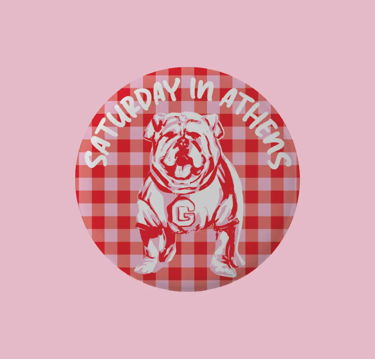Game day button Saturday in Athens