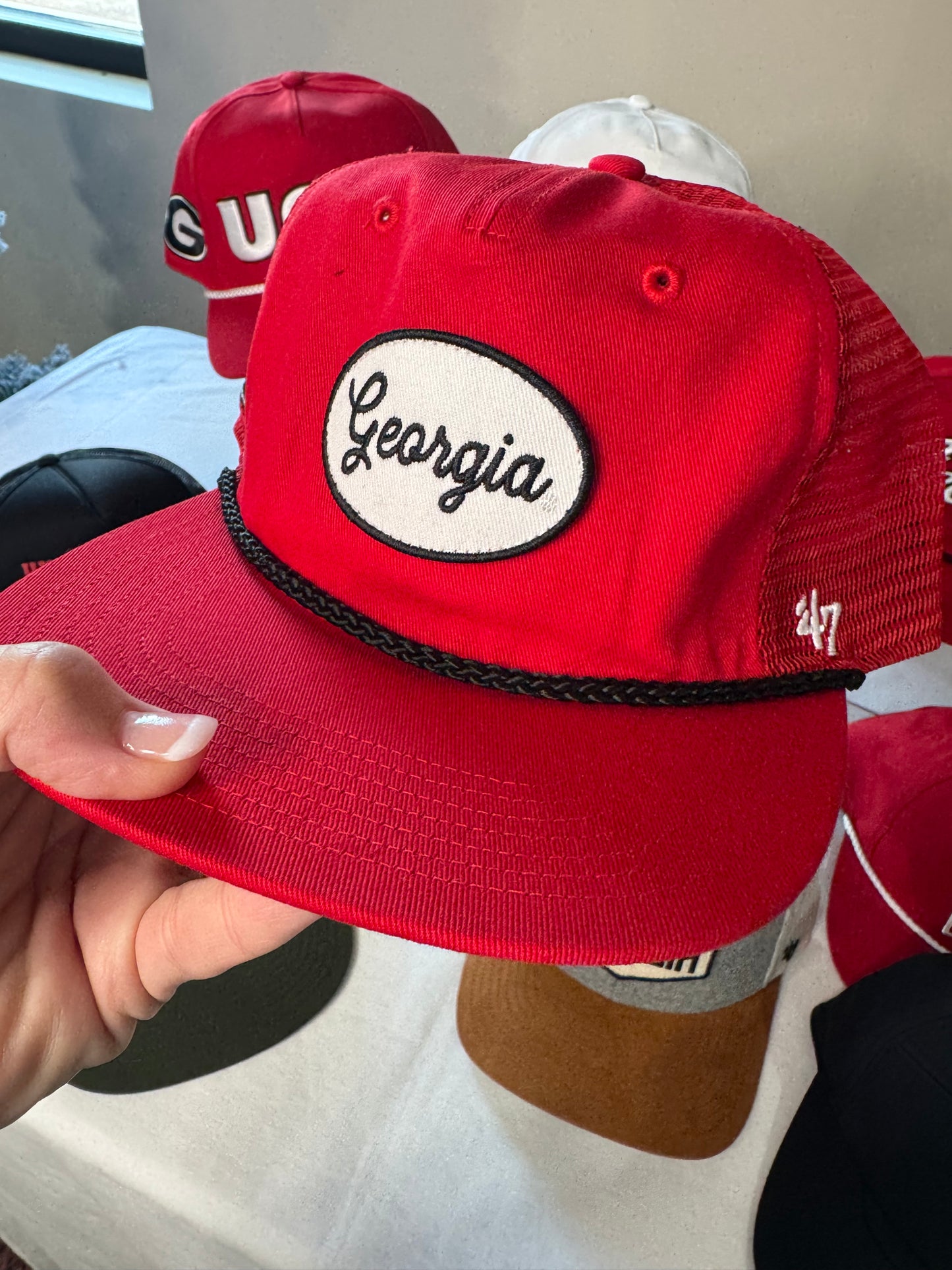 Georgia licensed hat rope style