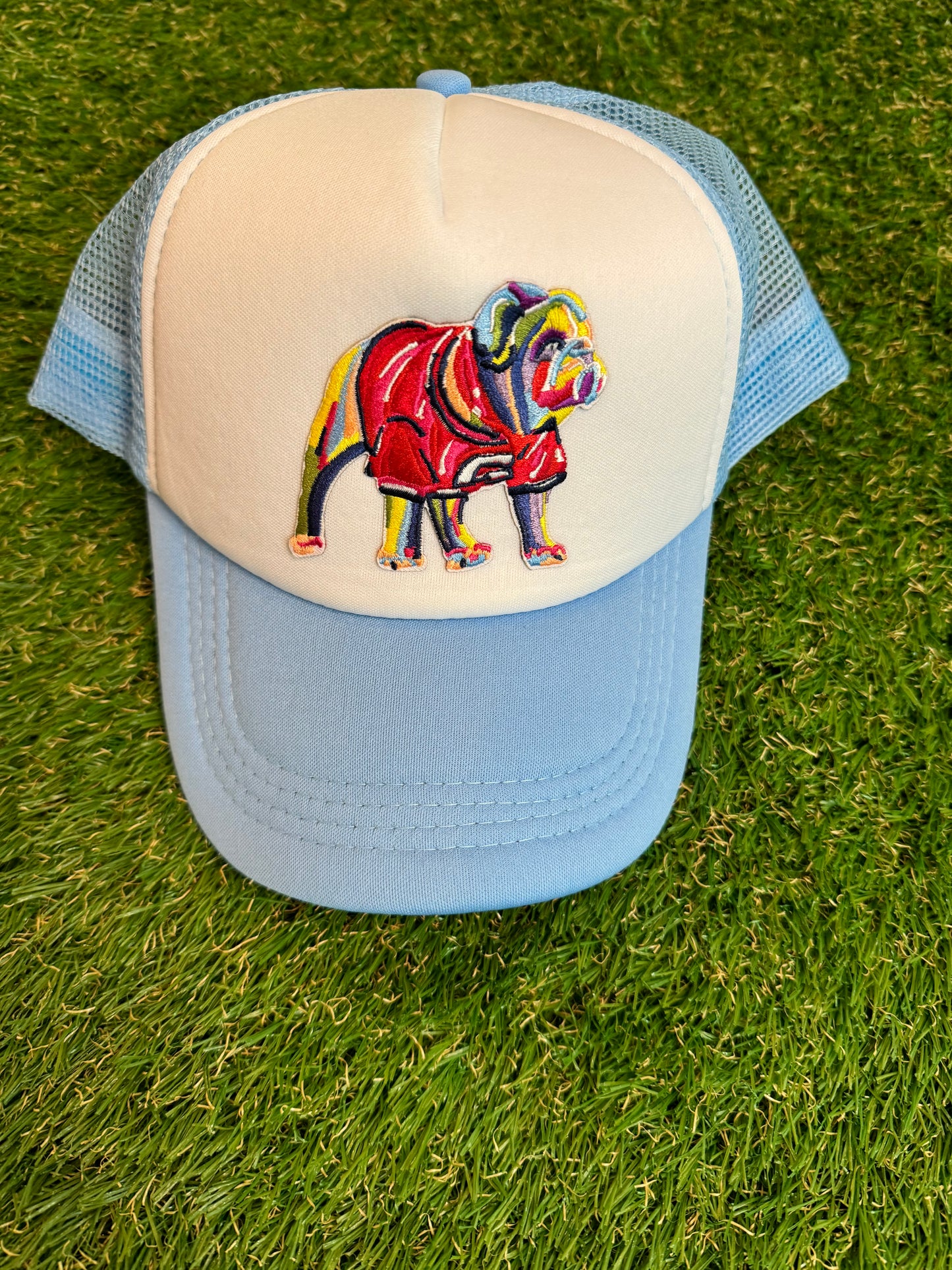 Chan art patch hat blue