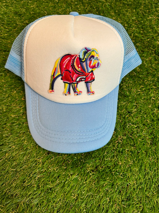 Chan art patch hat blue