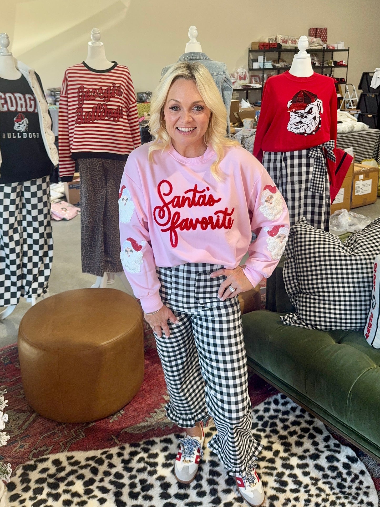 Santa’s favorite sweatshirt sequin