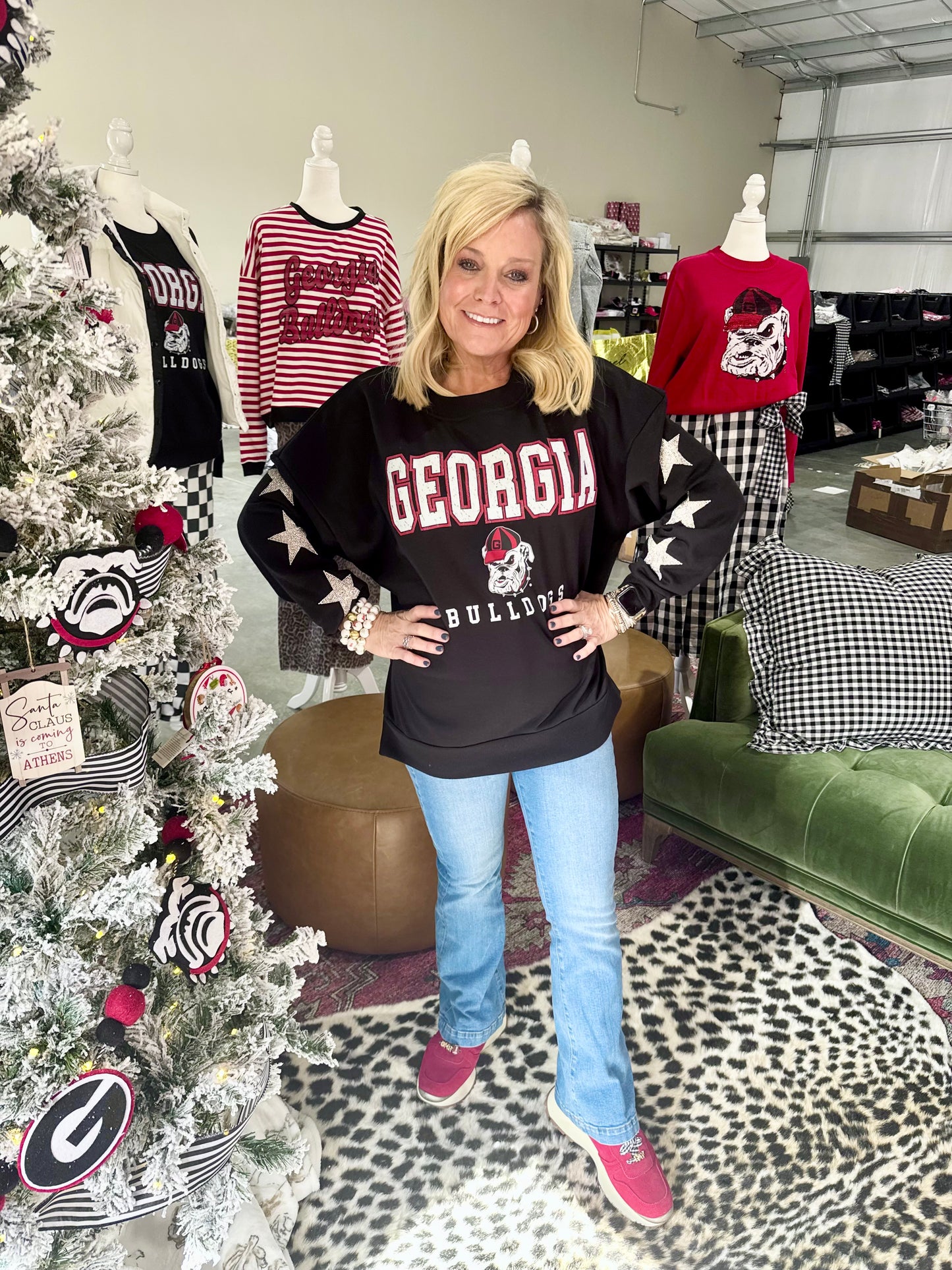 Black sweatshirt licensed stars