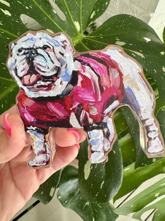 Acrylic dog Shelfie