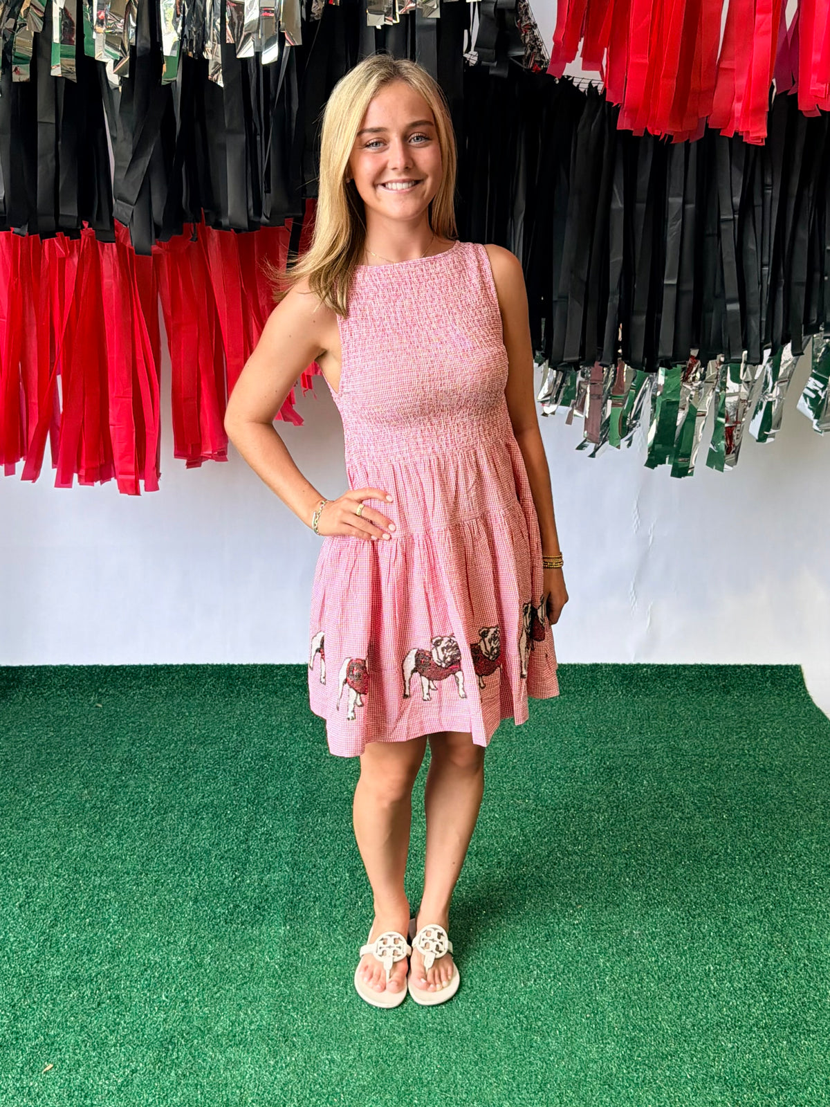 Seersucker dress Georgia licensed up to plus size
