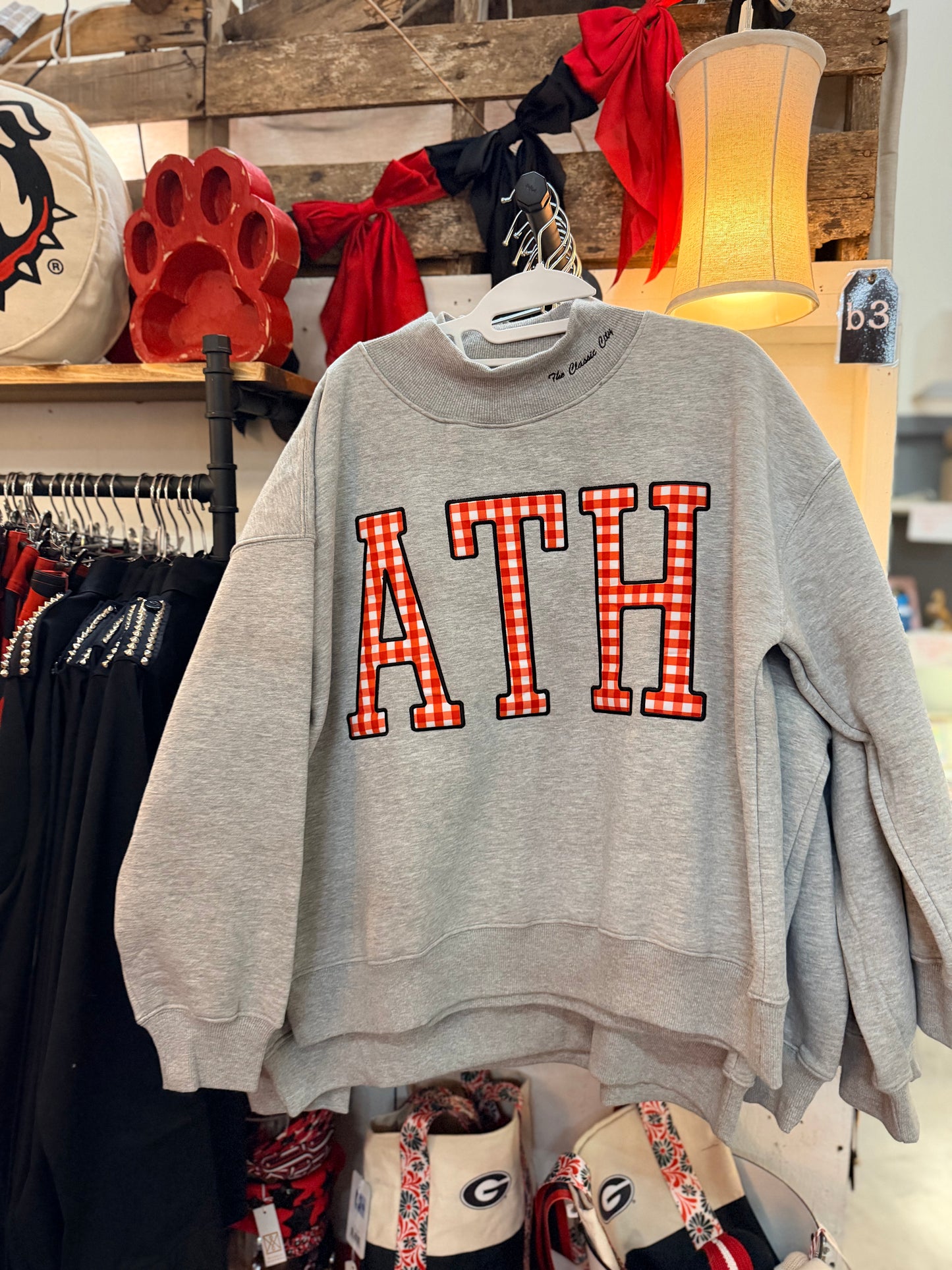 Athens classic city mock neck
