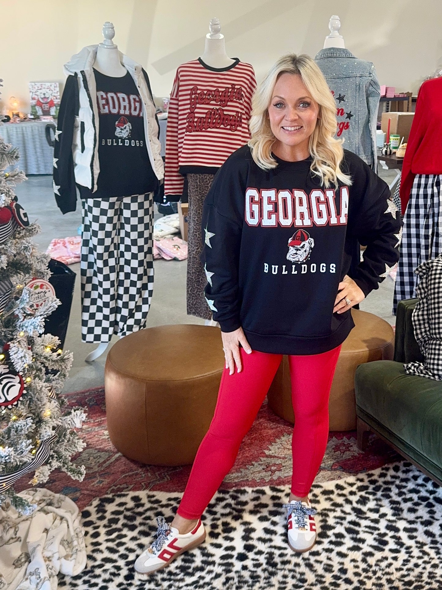 Black sweatshirt licensed stars