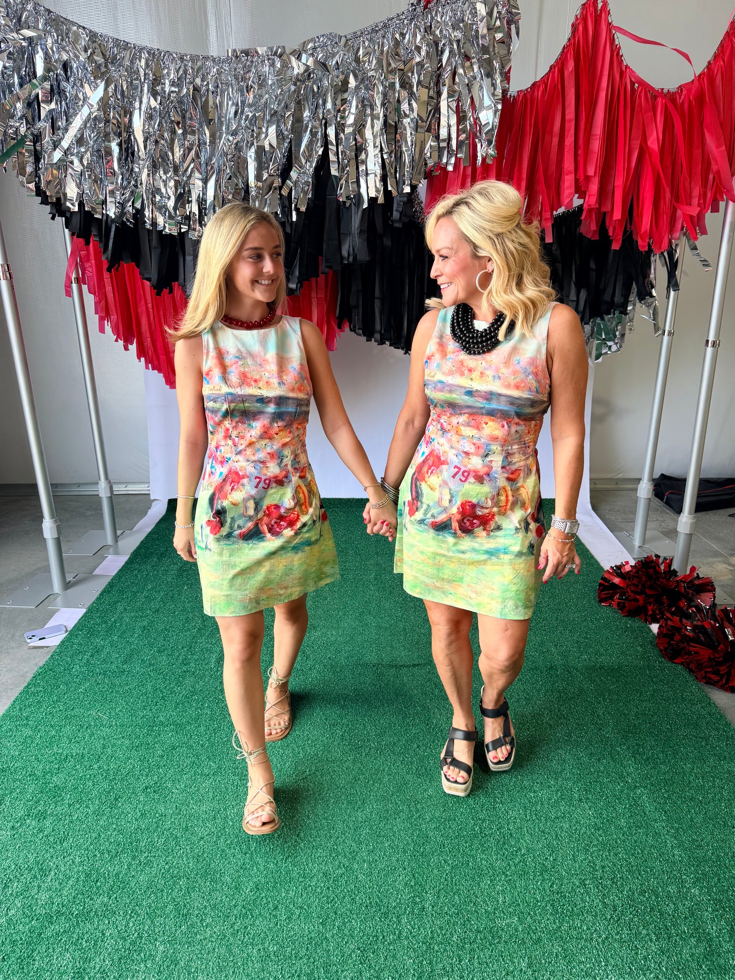 Game day dress watercolor football