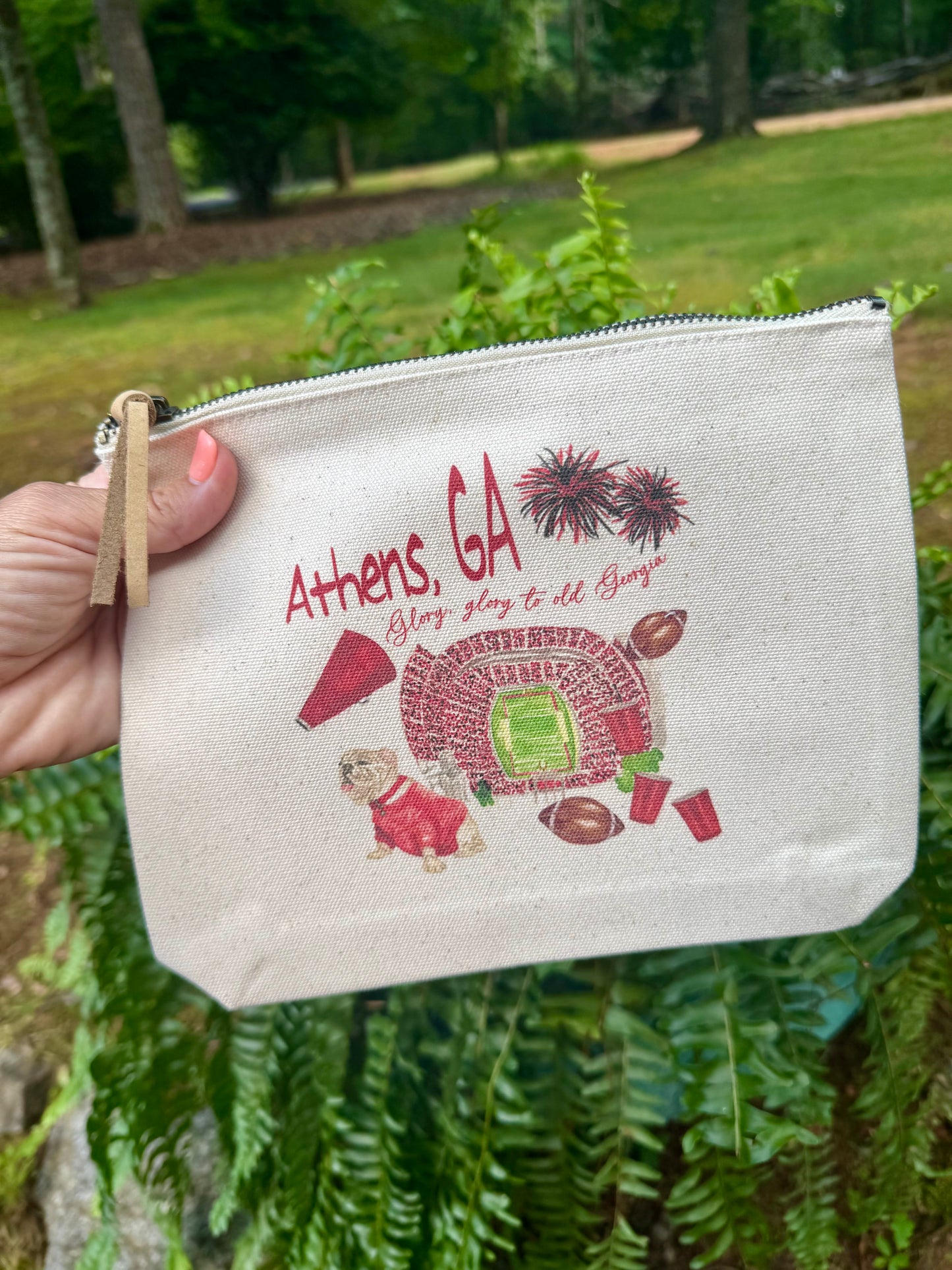 Athens Cosmetic bag zipper pouch