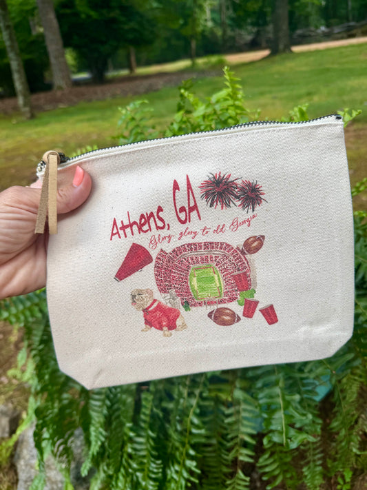 Athens Cosmetic bag zipper pouch