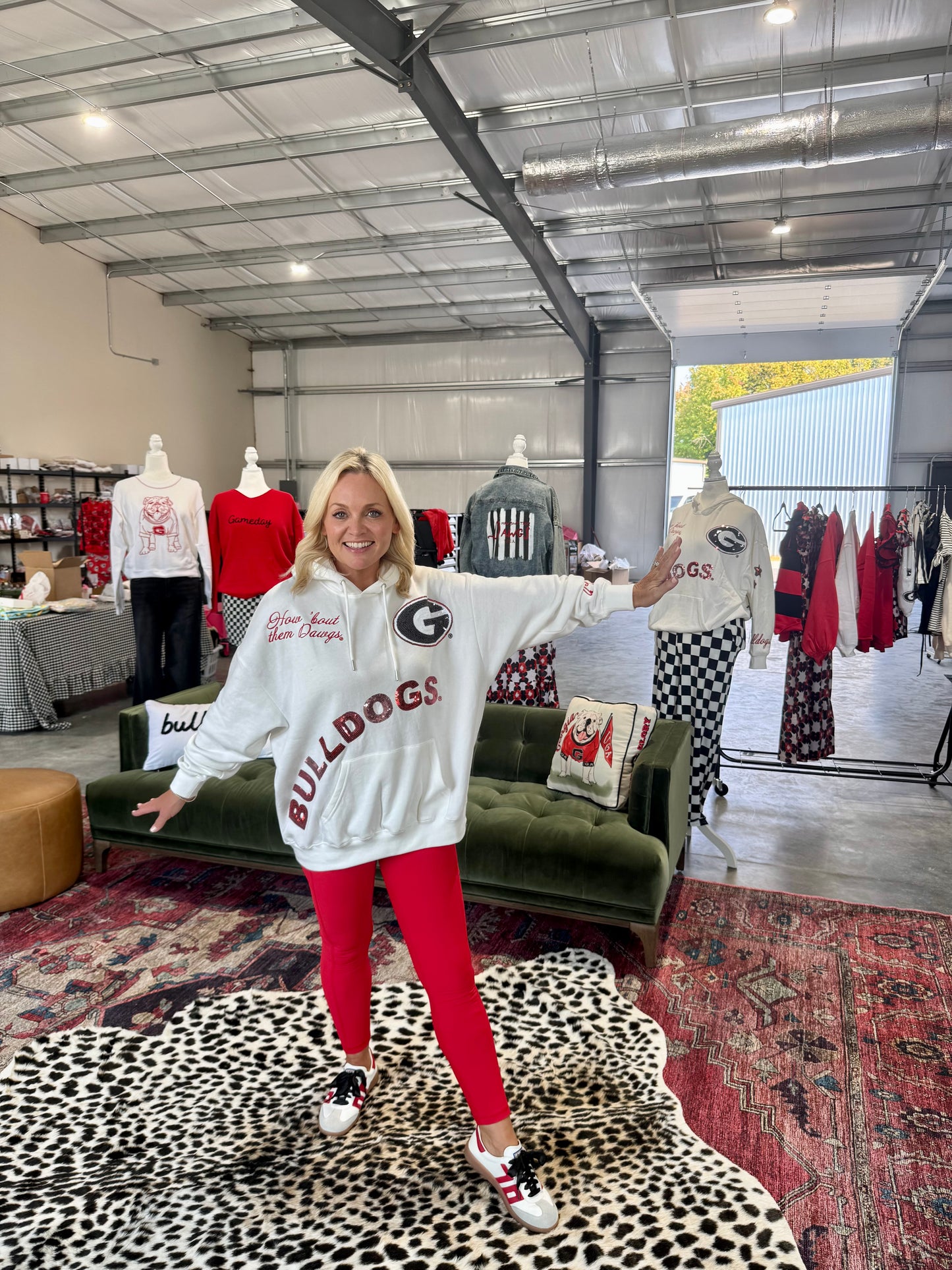 Sweatshirt oversized licensed hoodie sequin and embroidered