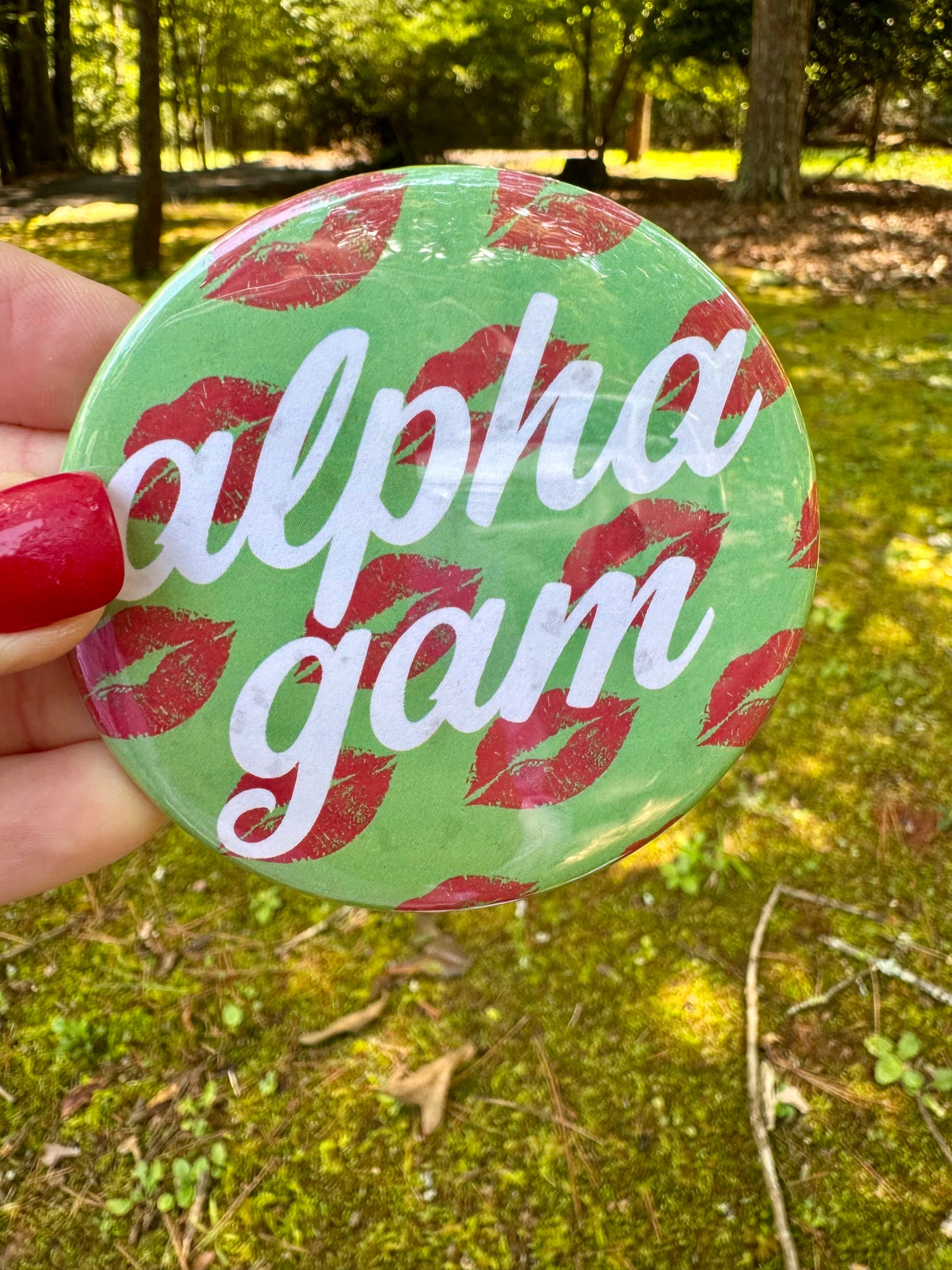 Alpha gam sorority pins