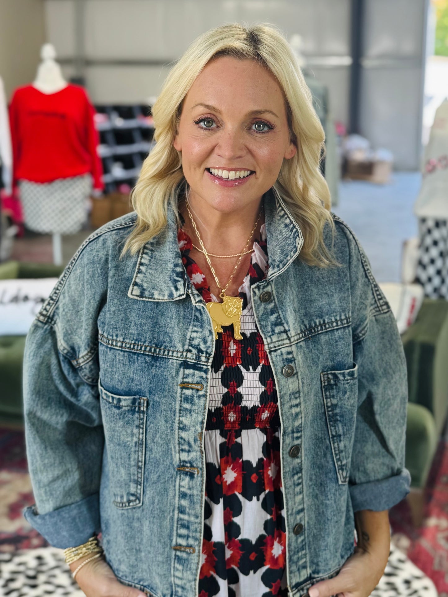 Denim jacket dawgs licensed marked down