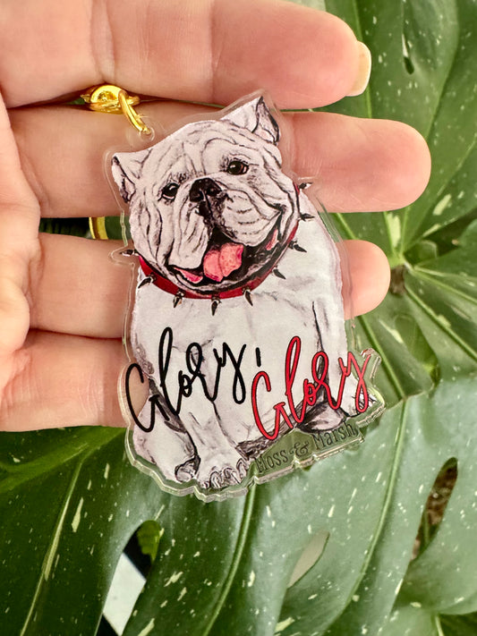 Acrylic dog key chain