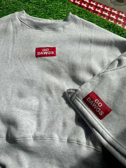 Dawgs sweat shorts licensed gray