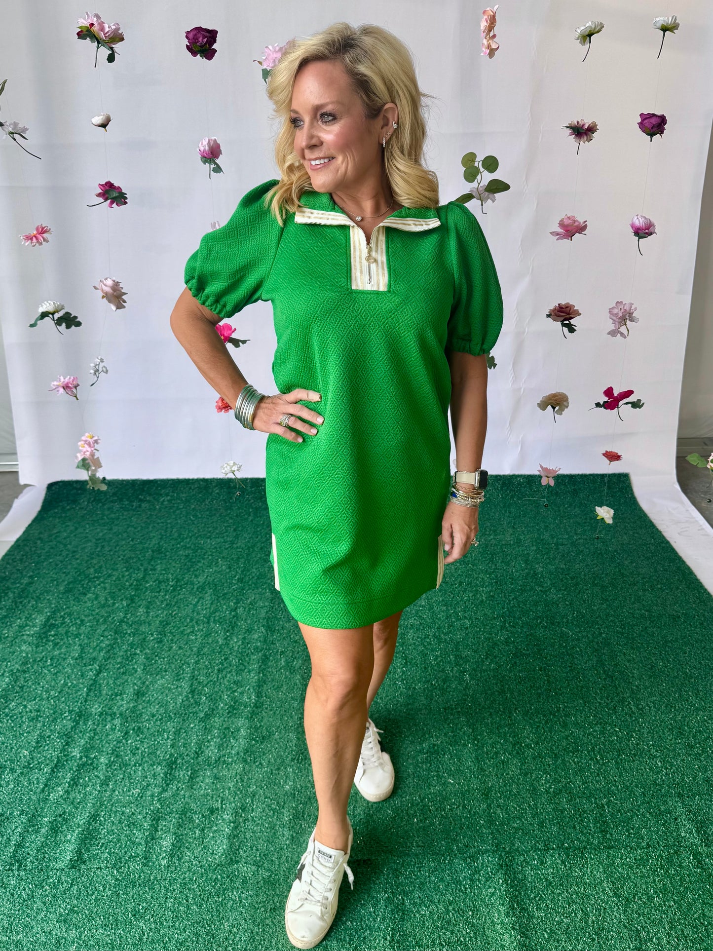 Green dress active leisure up to 2XL