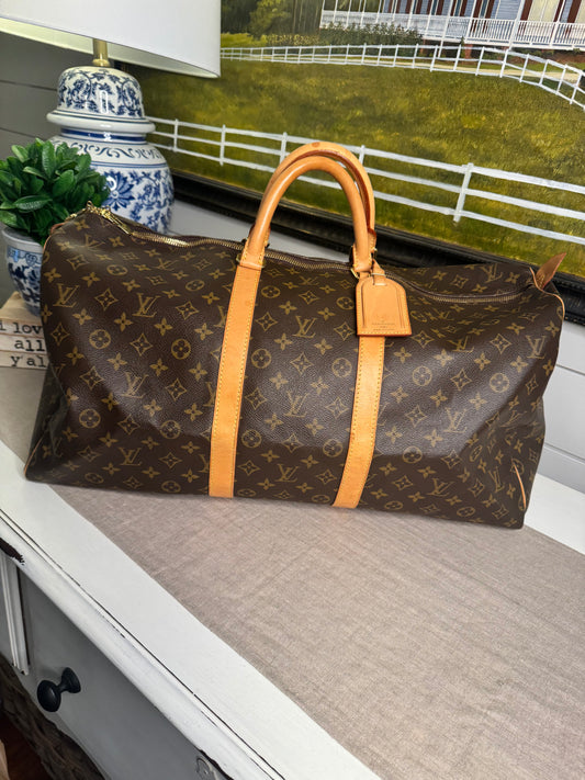 Louis Vuitton keepall luggage pre loved