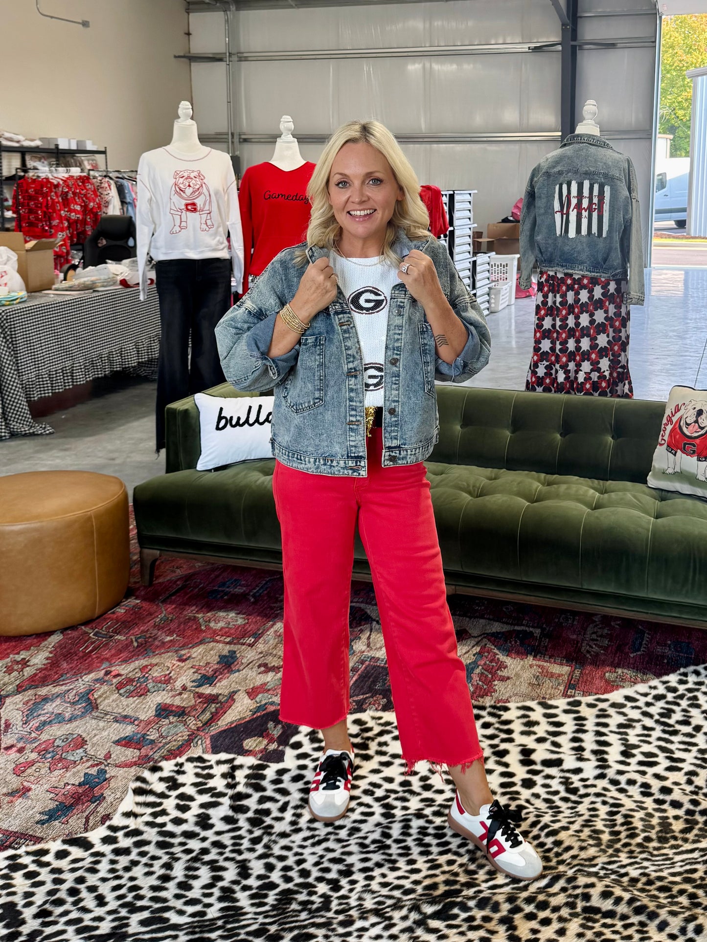 Denim jacket dawgs licensed marked down