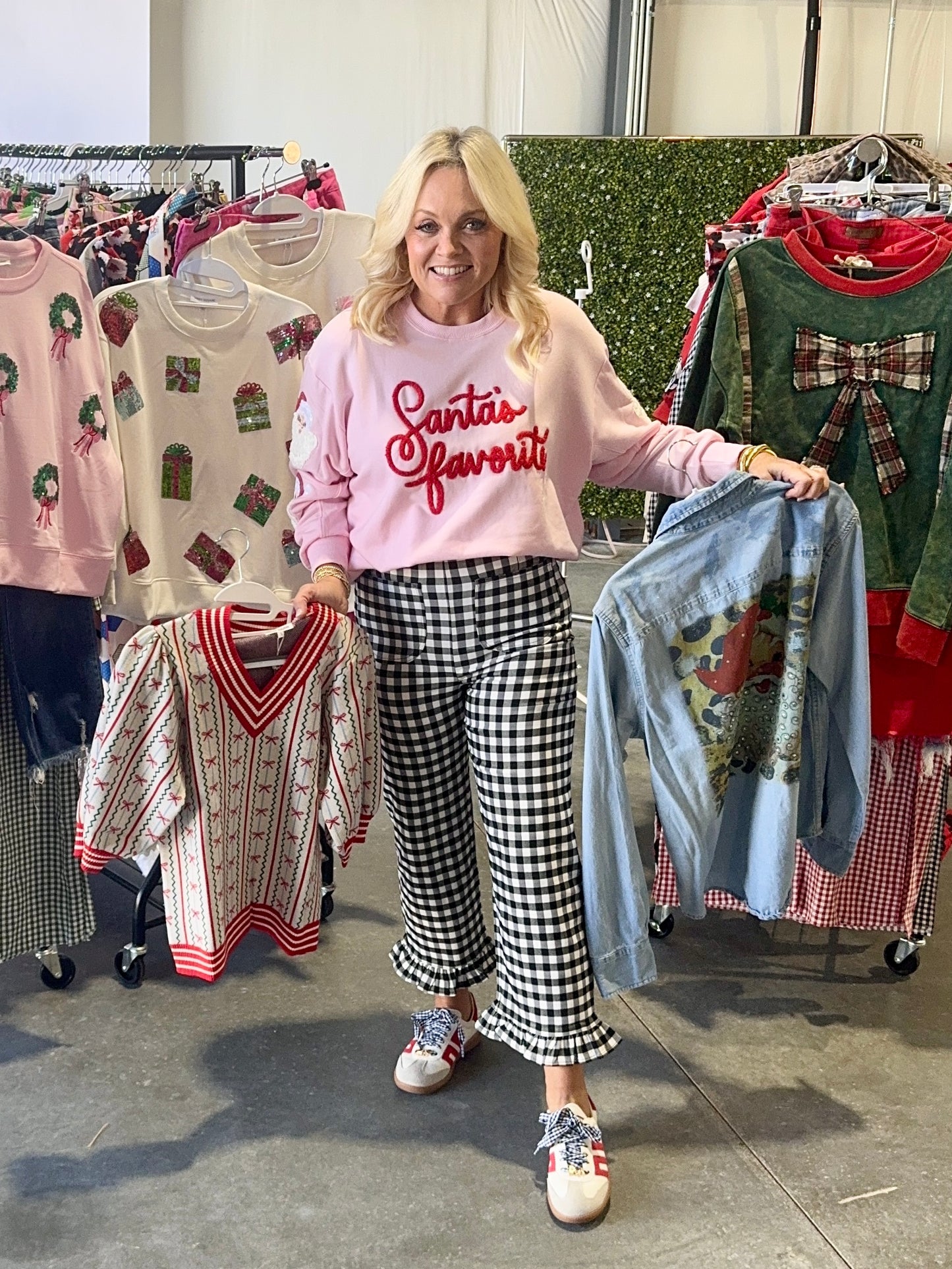 Santa’s favorite sweatshirt sequin