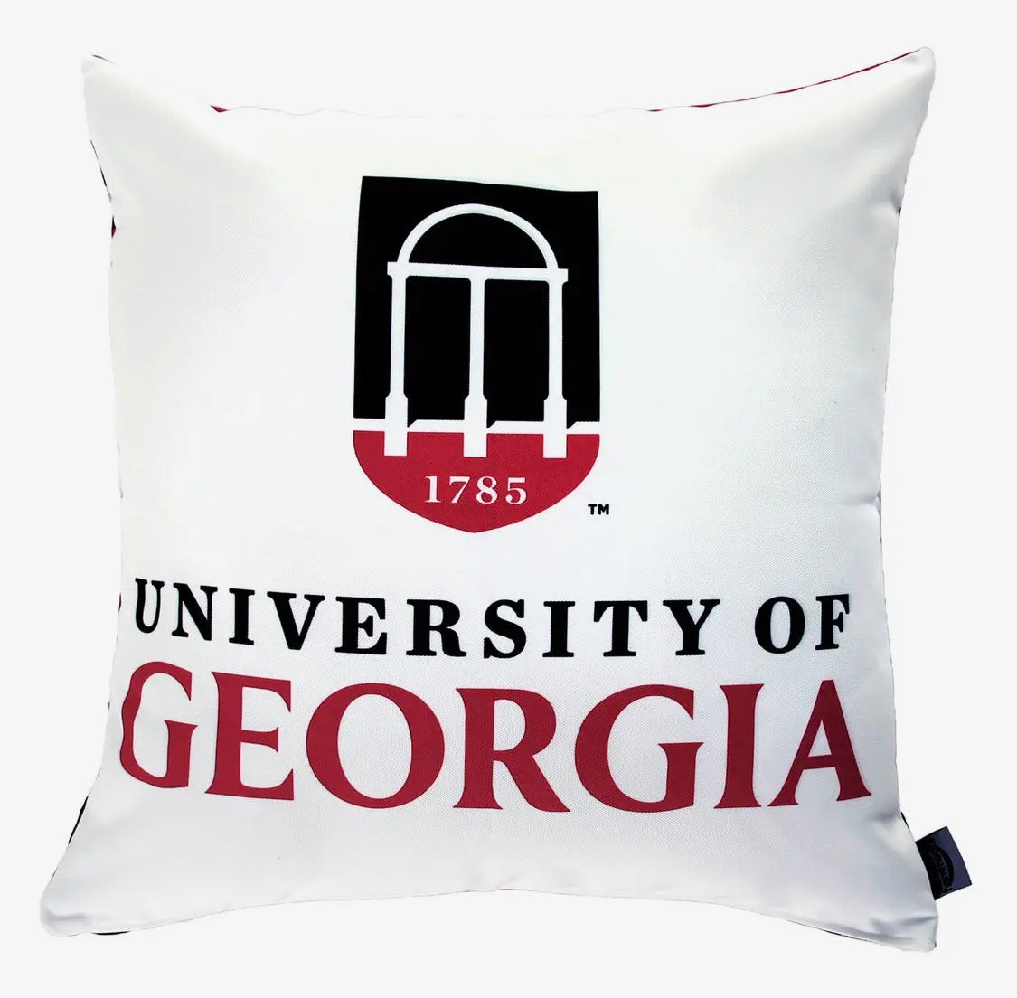 University of georgia arch pillow cover licensed