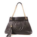pre loved  Gucci Medium Soho Chain Tote, Grained Calf