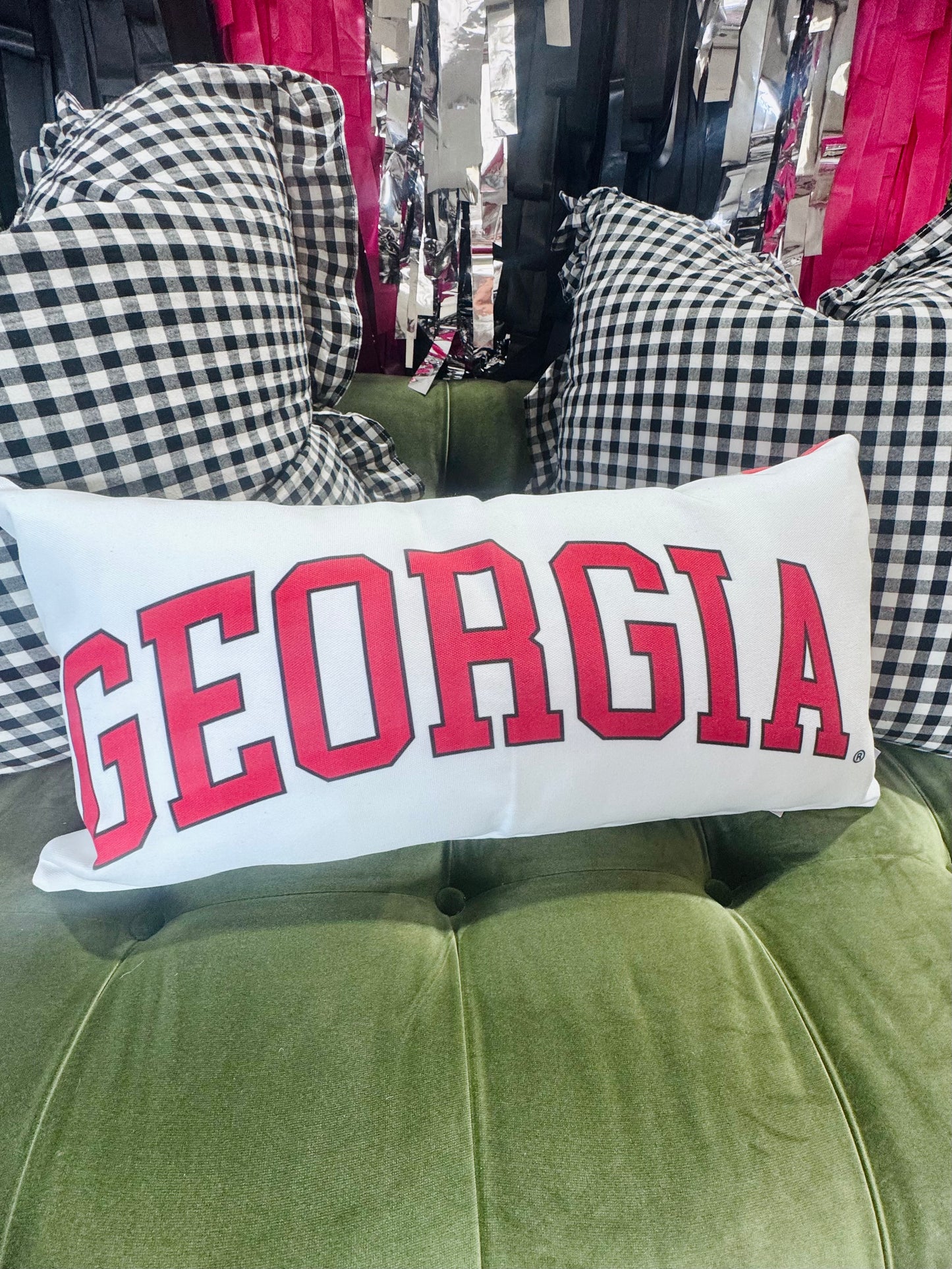 UGA georgia bulldogs pillow lumbar cover