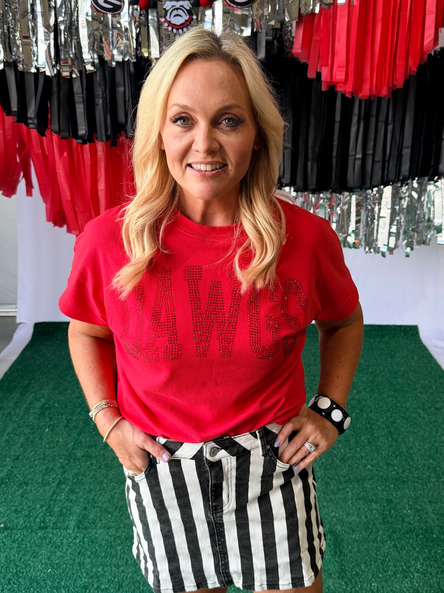Dawgs rhinestone tee licensed