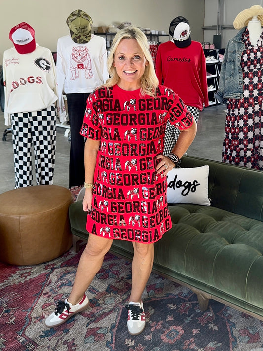 New licensed sequin t shirt dress