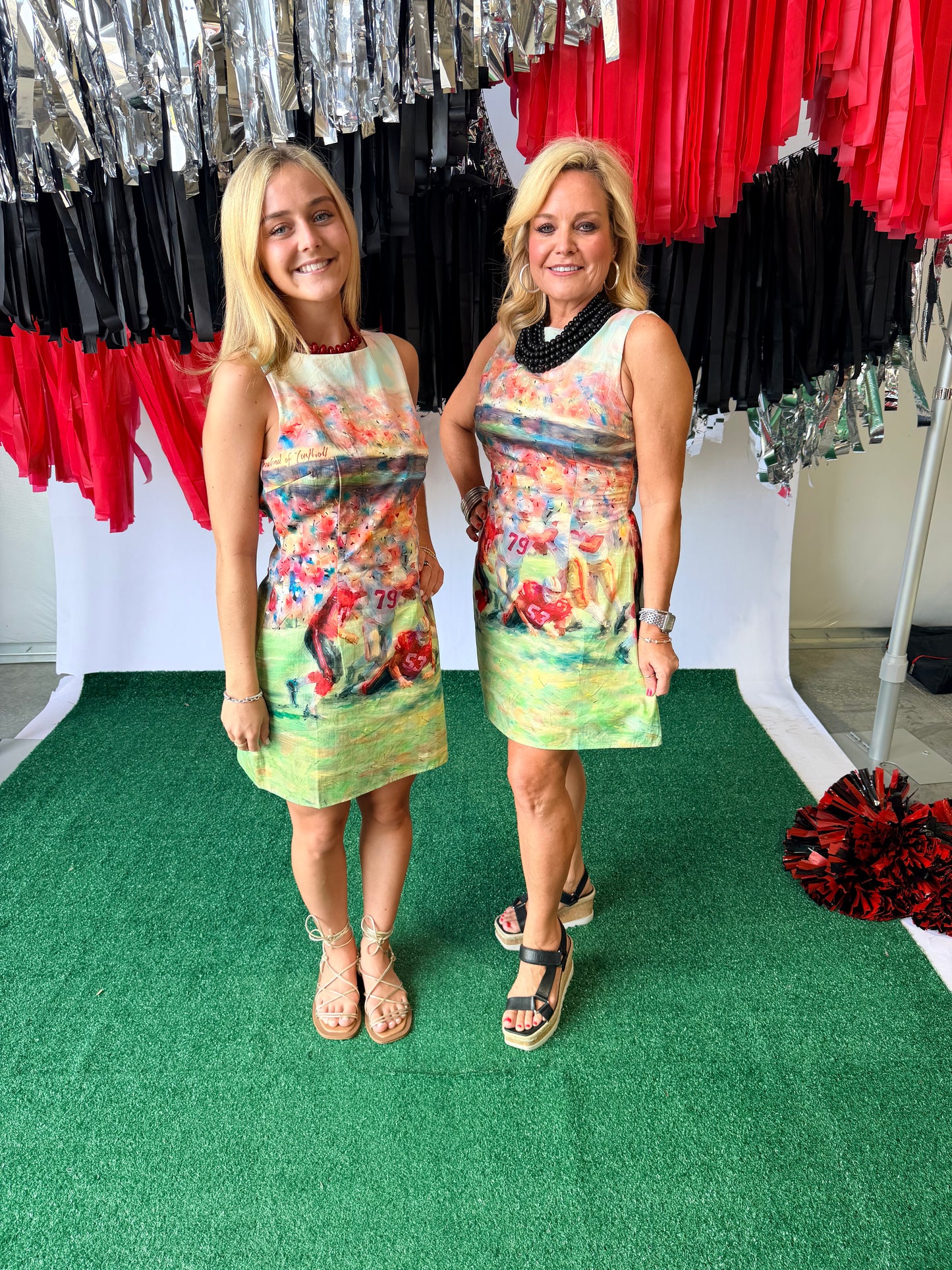 Game day dress watercolor football