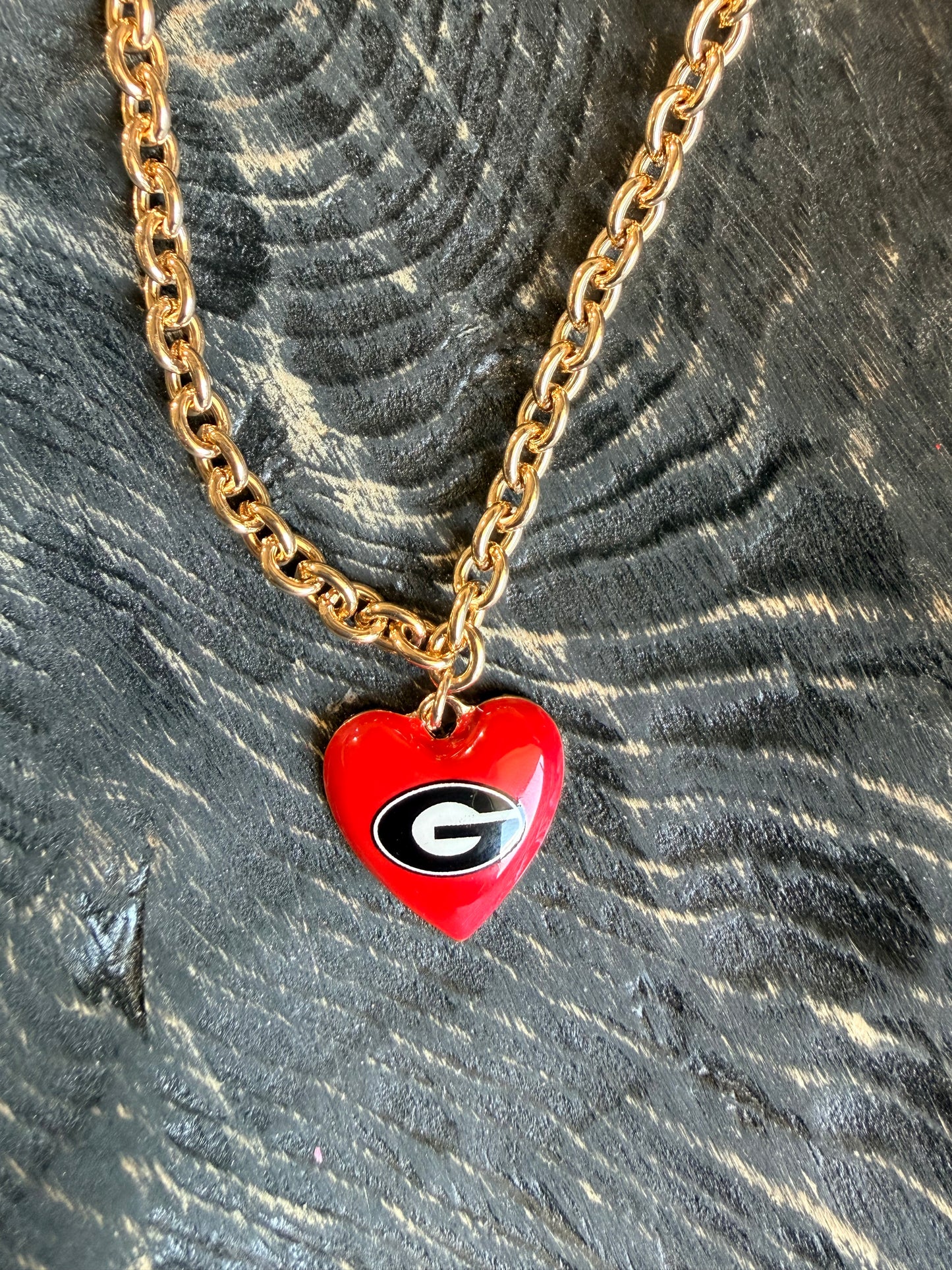Georgia heart necklace licensed