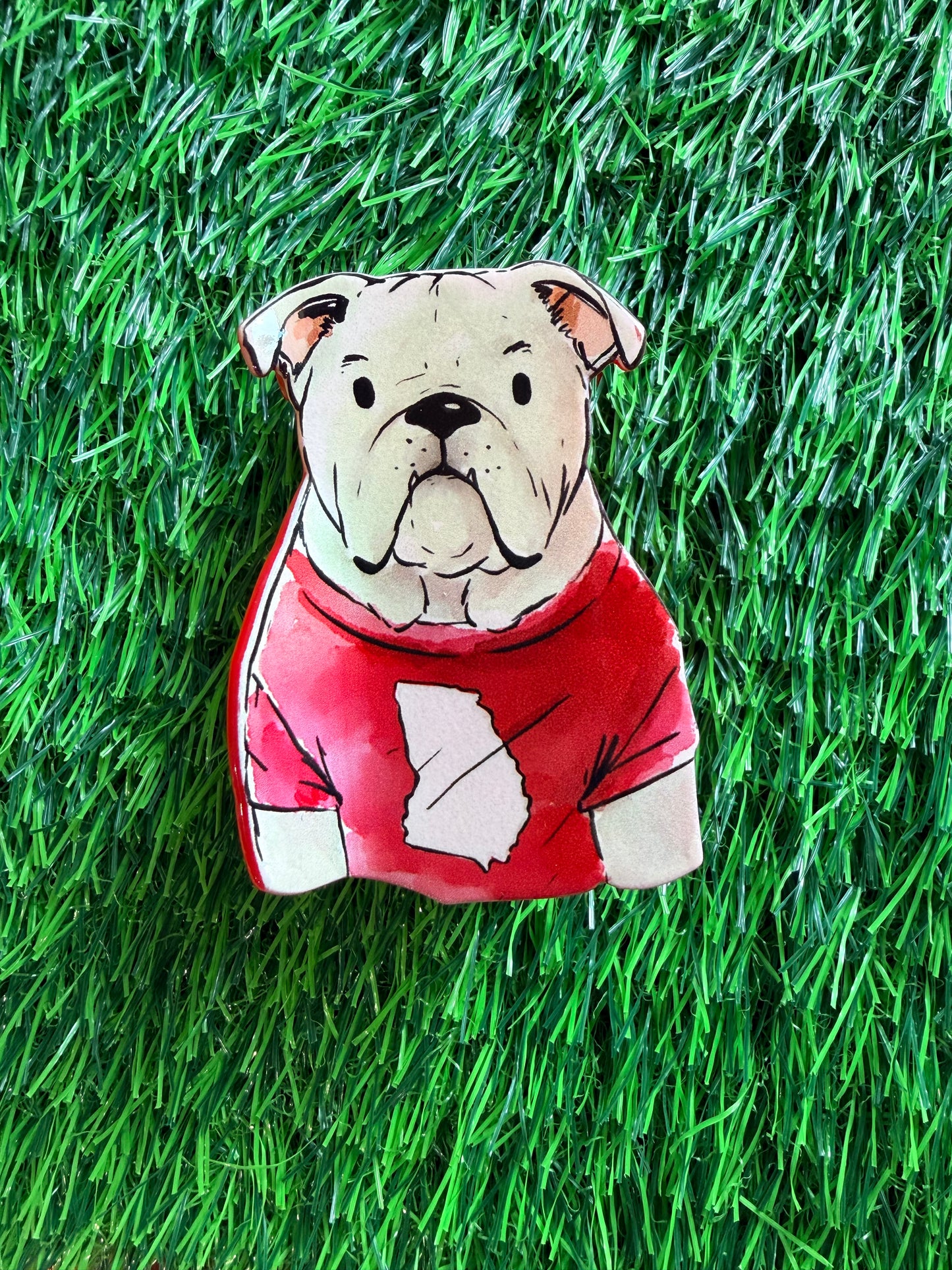 Bulldog hair clip