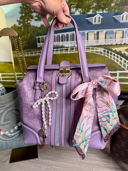 Lavender Gucci handbag pre loved