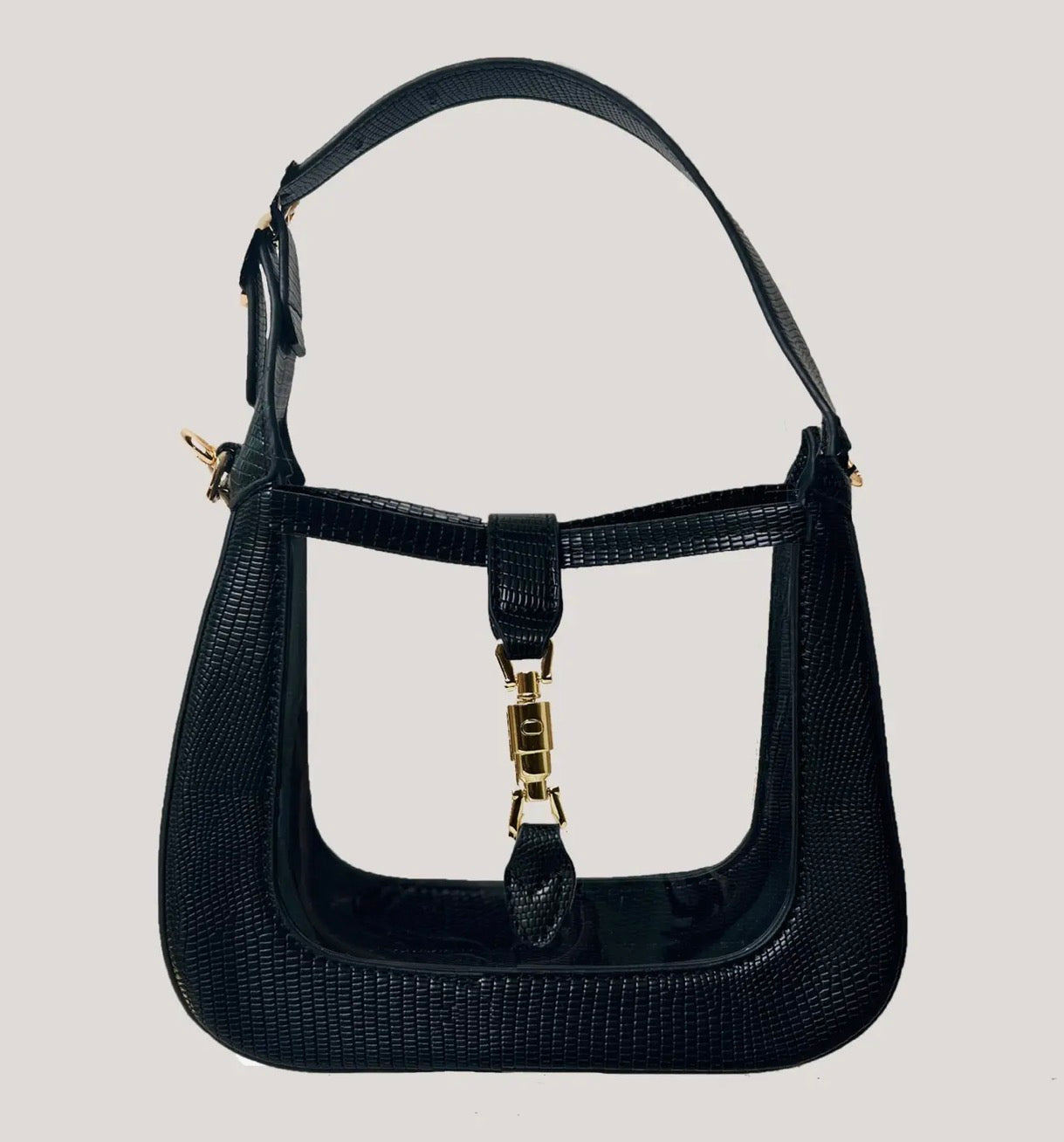 The Paige black stadium bag