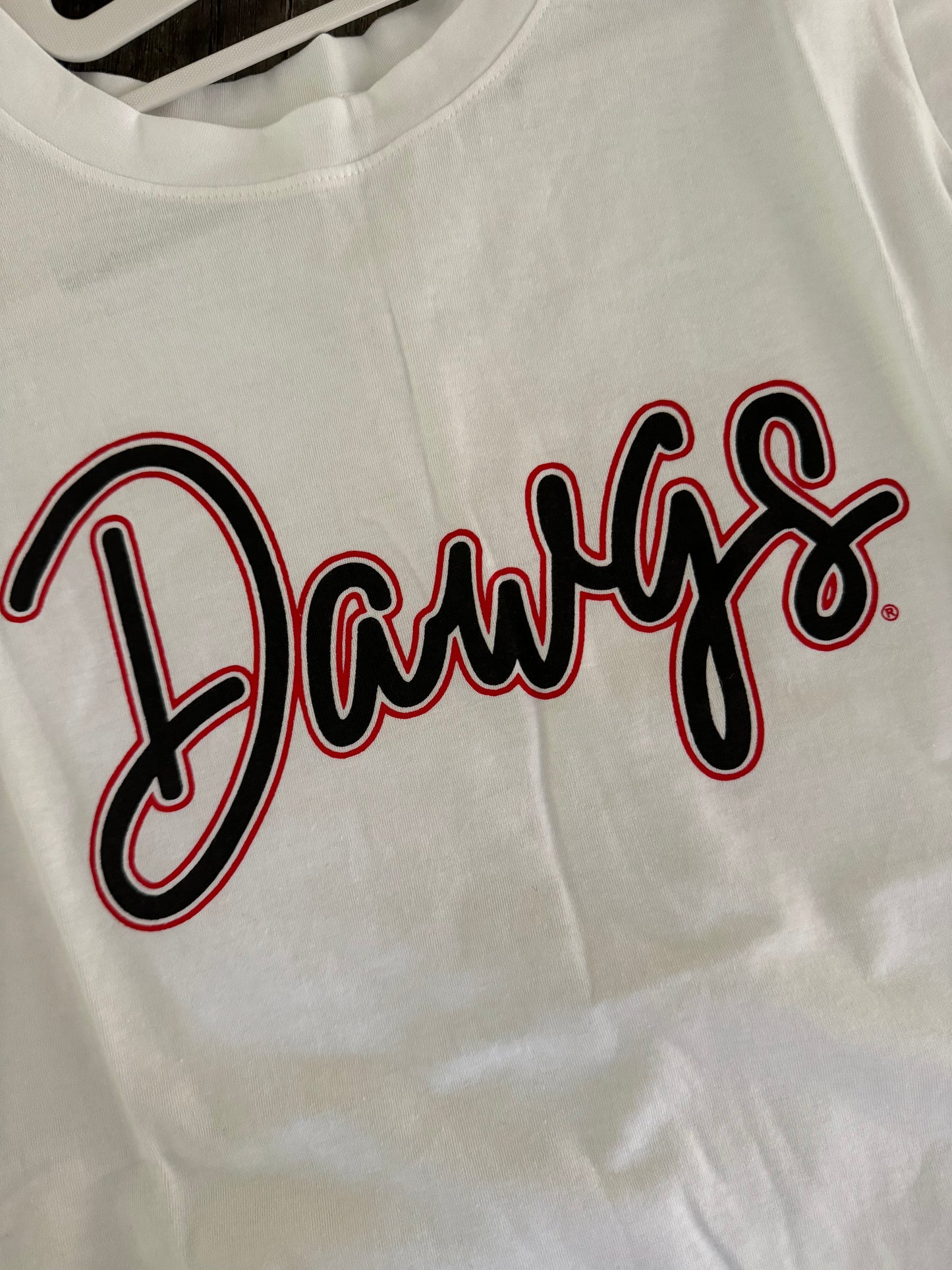 Crop licensed Dawg Tee