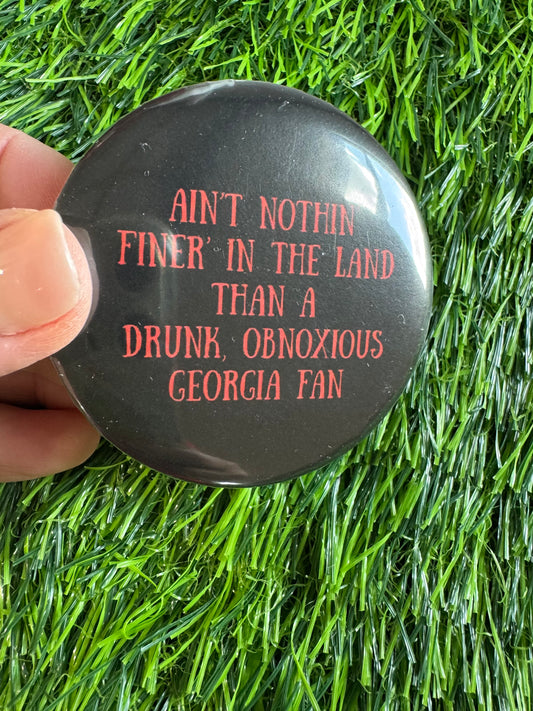 Game day button black and red