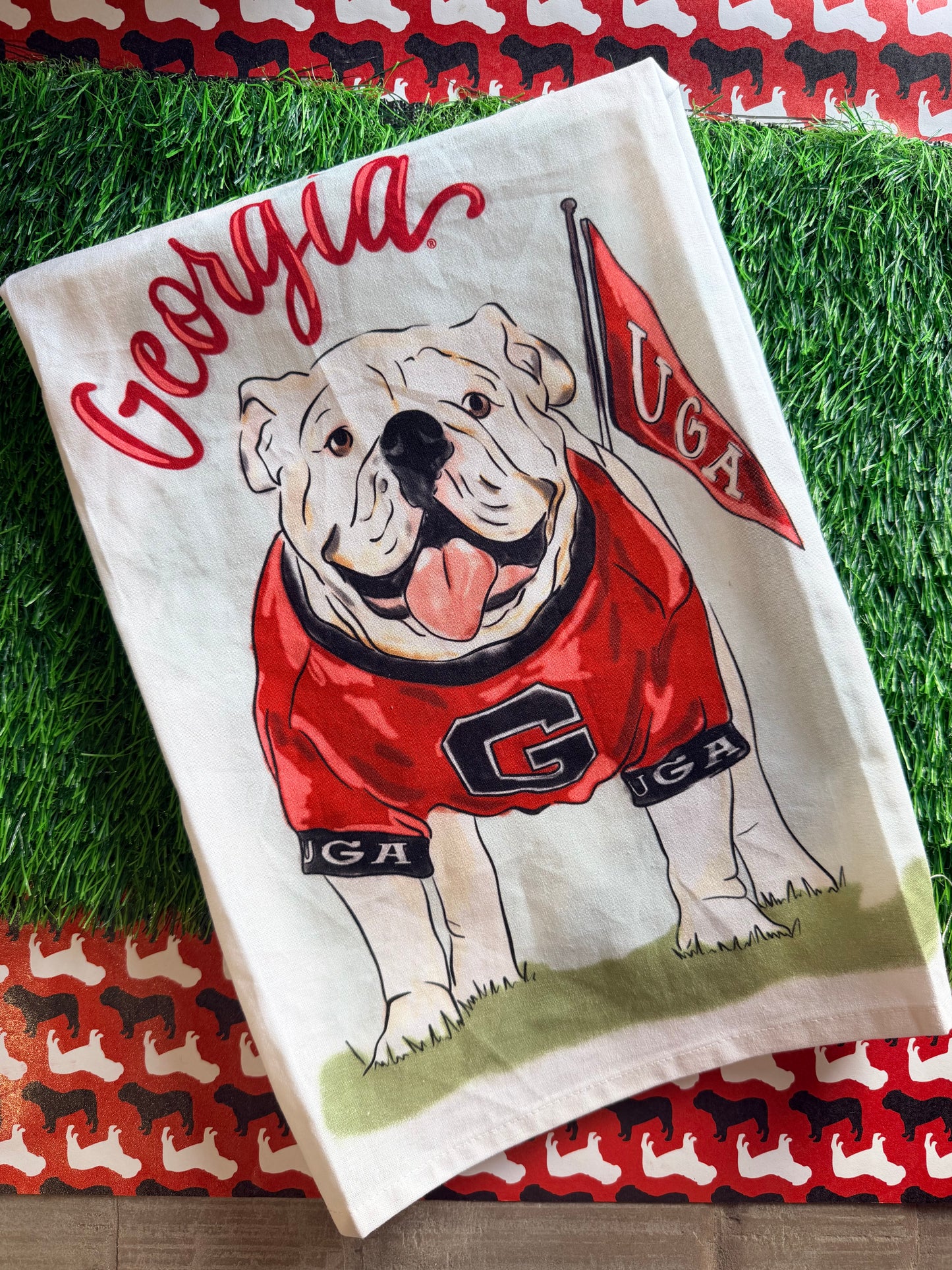 Licensed tea towel dawg