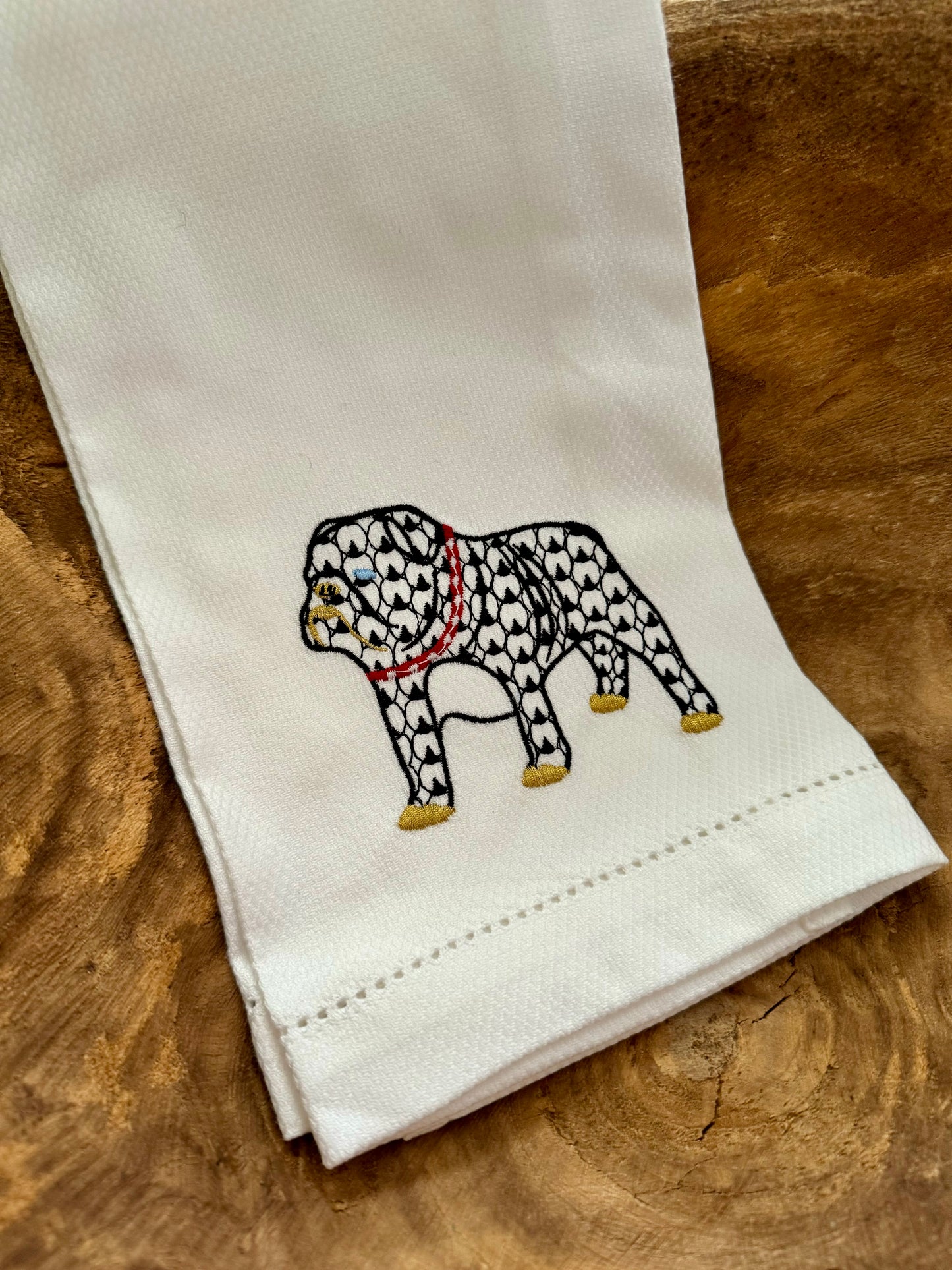 Dog tea towel