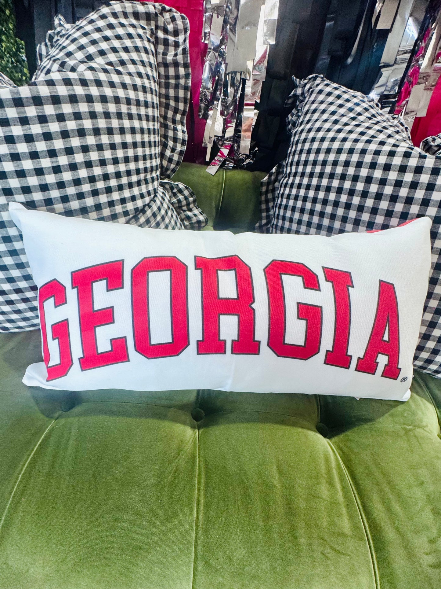 UGA georgia bulldogs pillow lumbar cover