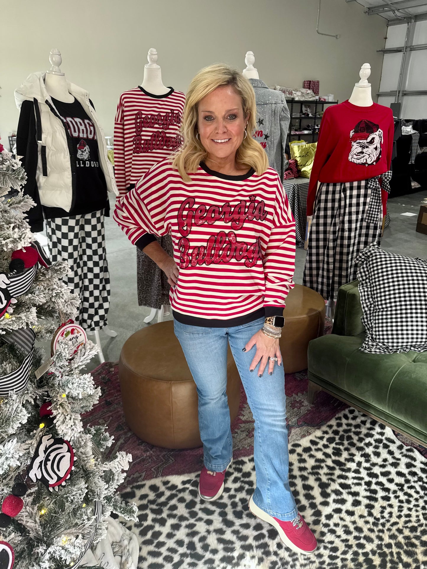 The Georgia stripe pullover licensed