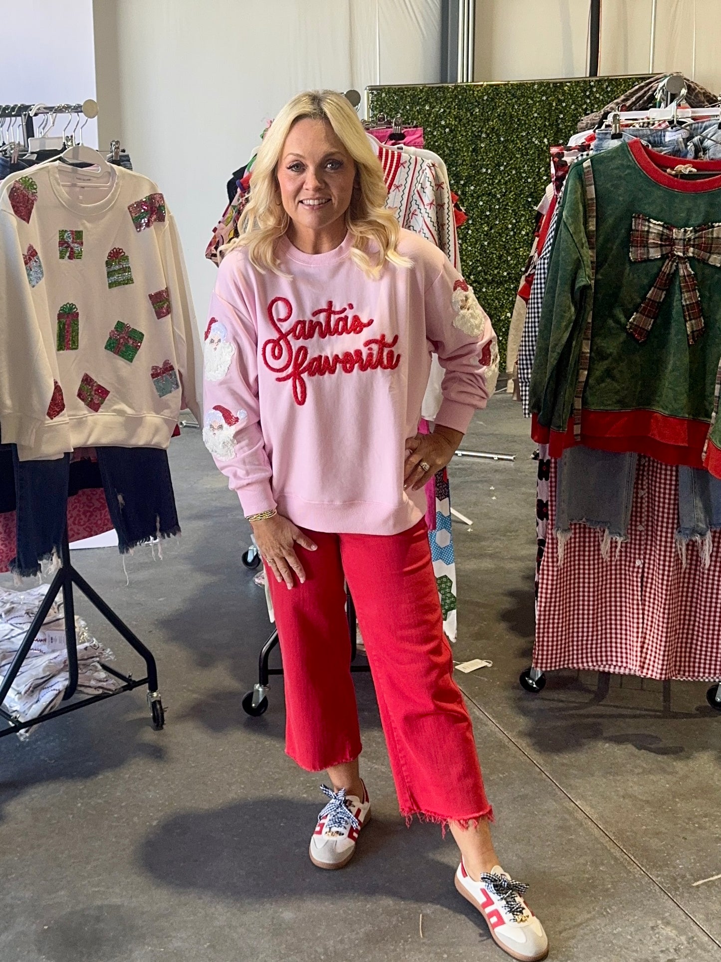 Santa’s favorite sweatshirt sequin