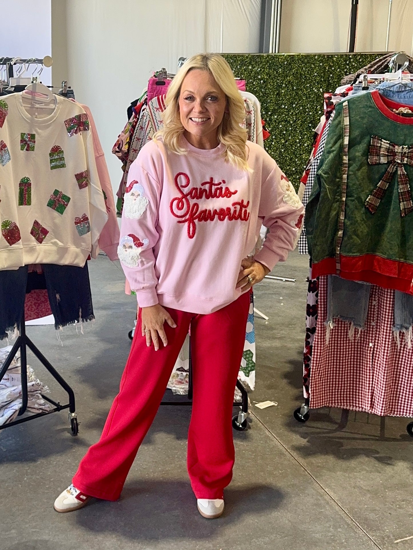 Santa’s favorite sweatshirt sequin