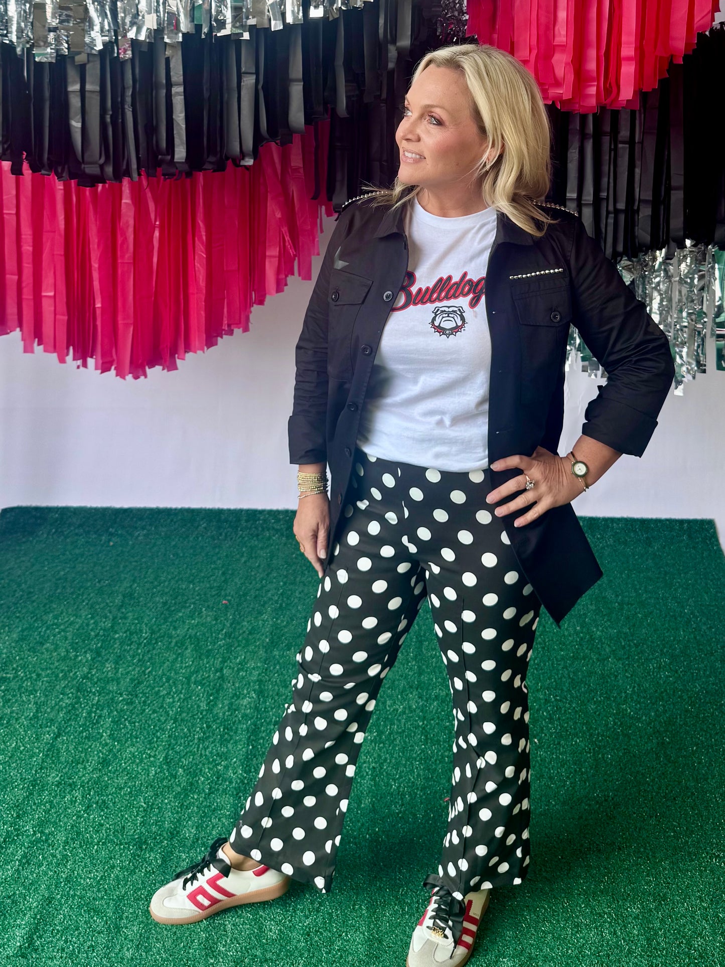Polka dot pants